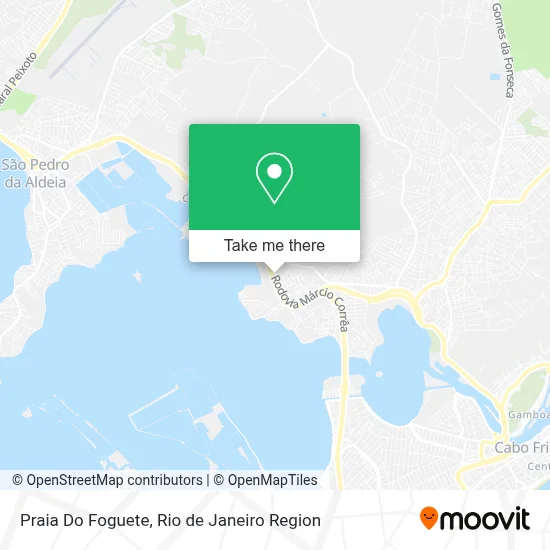 Praia Do Foguete map