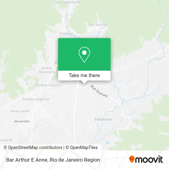 Bar Arthur E Anne map