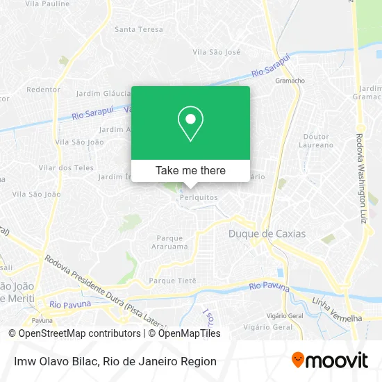 Imw Olavo Bilac map