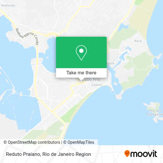 Reduto Praiano map