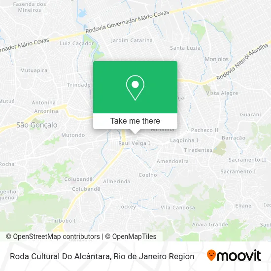Roda Cultural Do Alcântara map