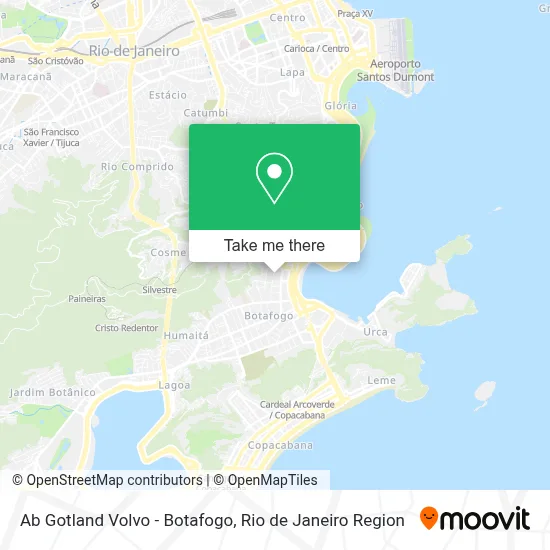 Ab Gotland Volvo - Botafogo map
