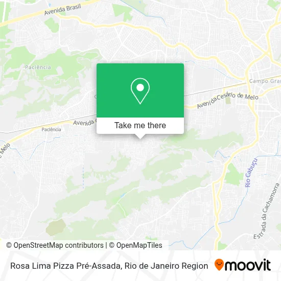 Rosa Lima Pizza Pré-Assada map
