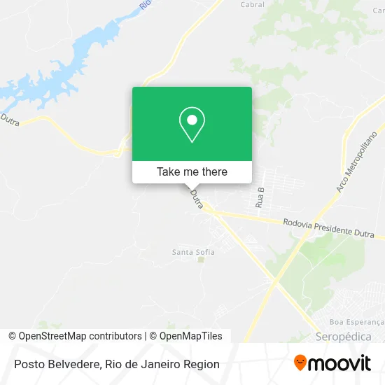 Posto Belvedere map