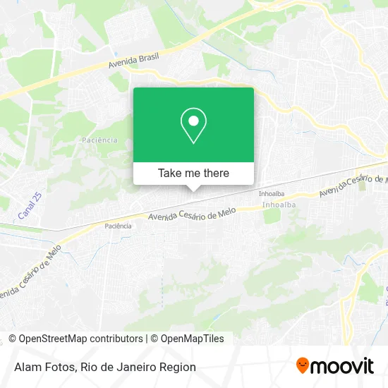 Alam Fotos map