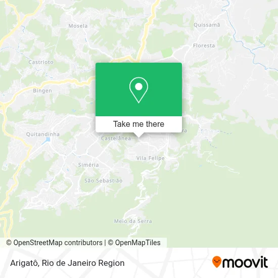 Arigatô map