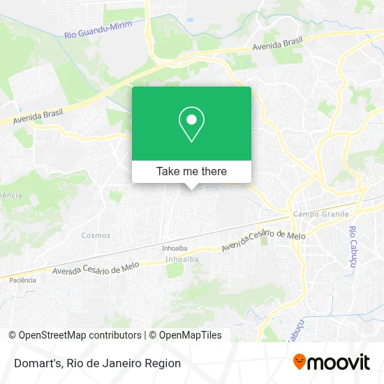 Domart's map