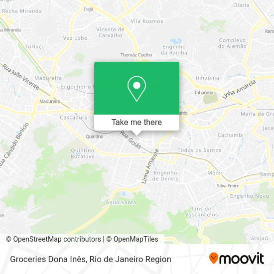 Groceries Dona Inês map