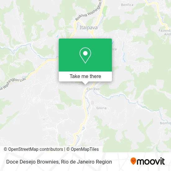 Doce Desejo Brownies map