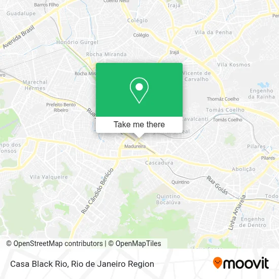 Casa Black Rio map