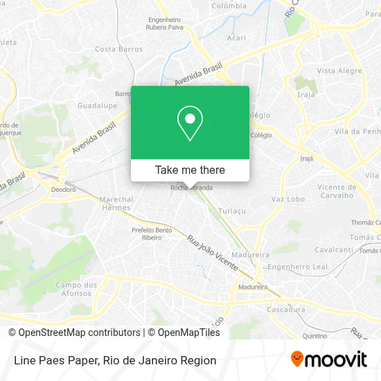 Line Paes Paper map
