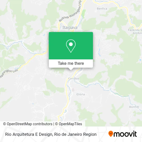 Rio Arquitetura E Design map