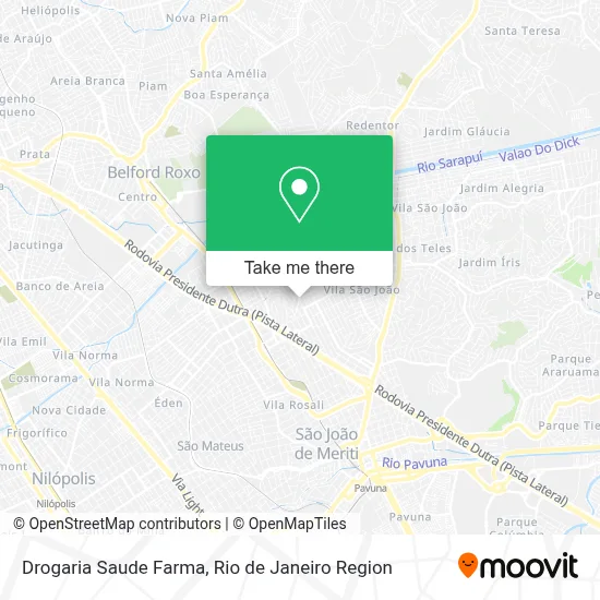 Drogaria Saude Farma map