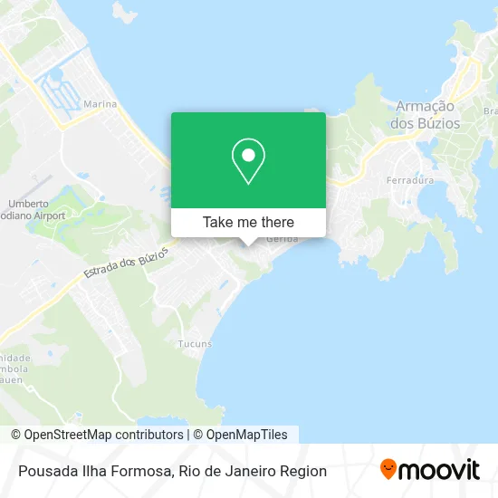 Pousada Ilha Formosa map