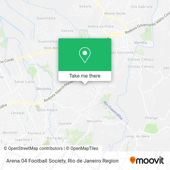 Arena 04 Football Society map