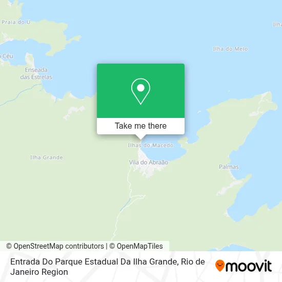 Entrada Do Parque Estadual Da Ilha Grande map