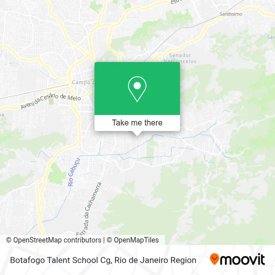 Botafogo Talent School Cg map