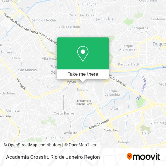 Academia Crossfit map