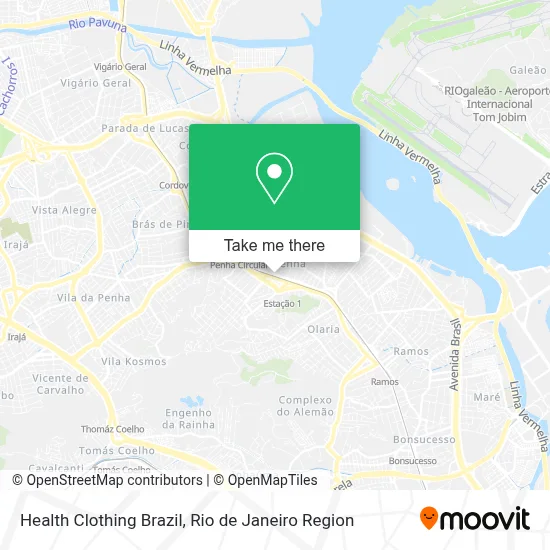 Health Clothing Brazil map