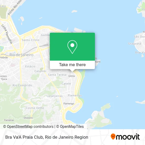 Bra Va'A Praia Club map