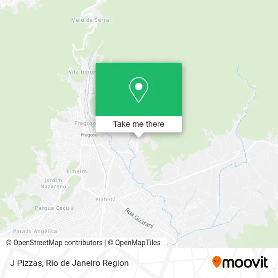J Pizzas map