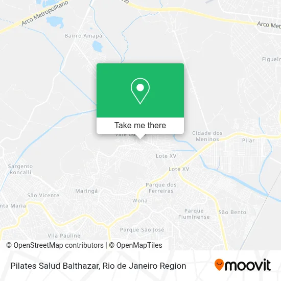 Pilates Salud Balthazar map