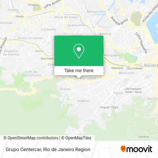 Grupo Centercar map