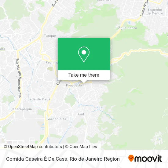 Comida Caseira É De Casa map