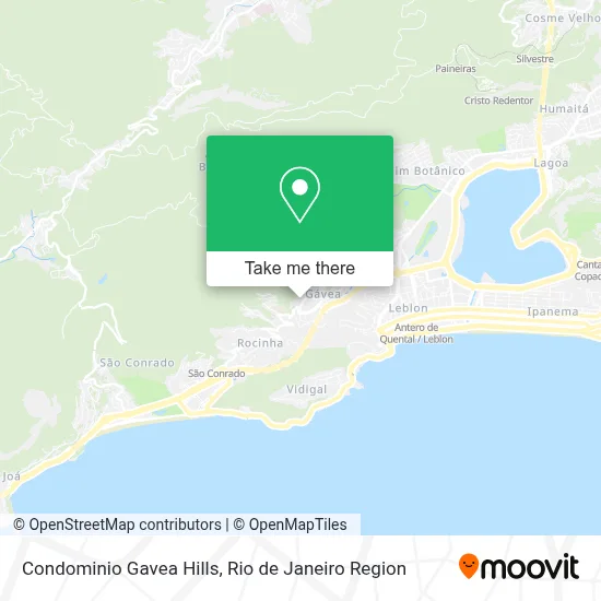 Condominio Gavea Hills map