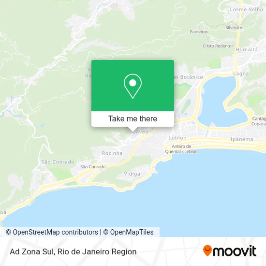 Ad Zona Sul map