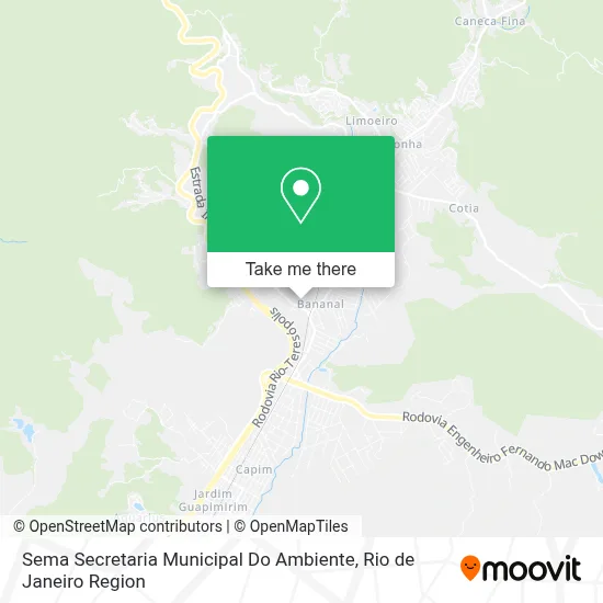Sema Secretaria Municipal Do Ambiente map