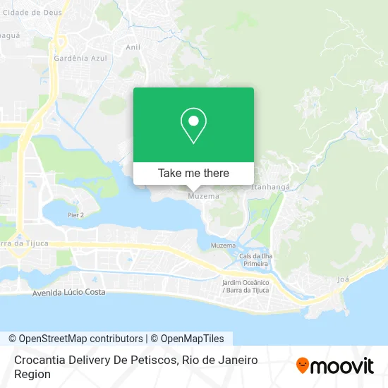 Crocantia Delivery De Petiscos map