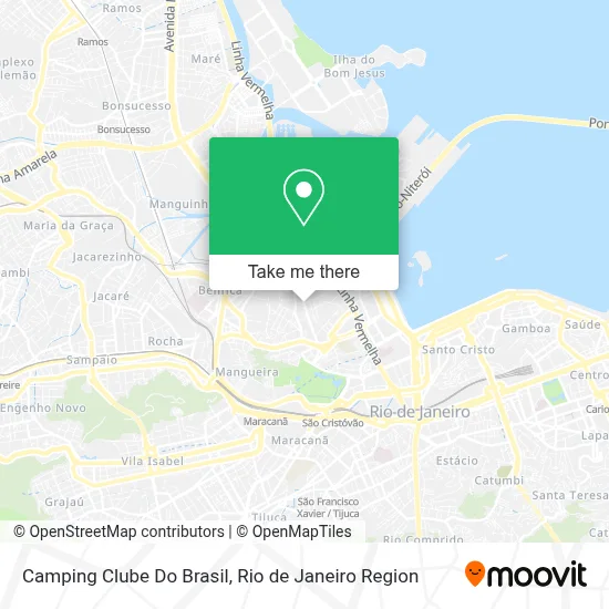 Camping Clube Do Brasil map