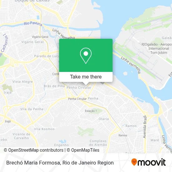 Brechó Maria Formosa map