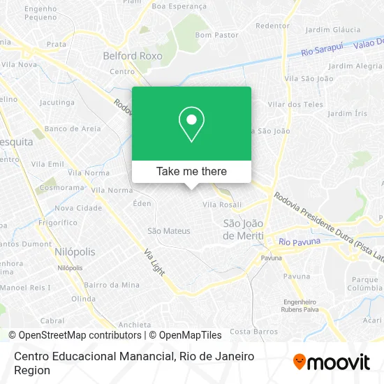 Centro Educacional Manancial map