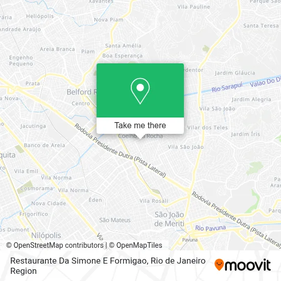 Restaurante Da Simone E Formigao map