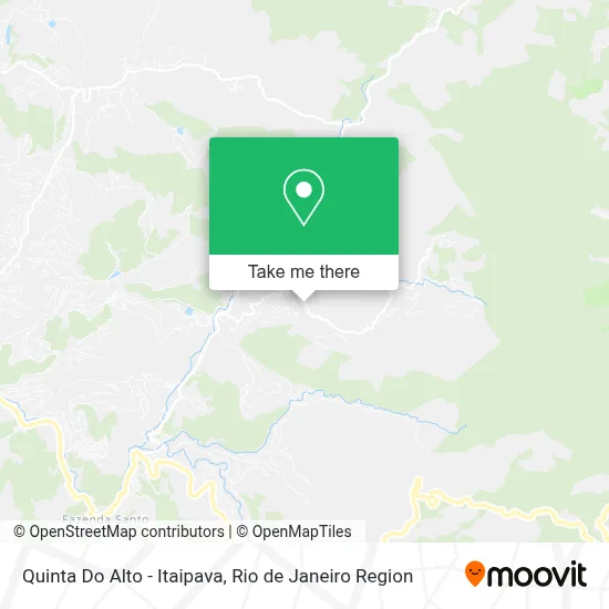 Quinta Do Alto - Itaipava map