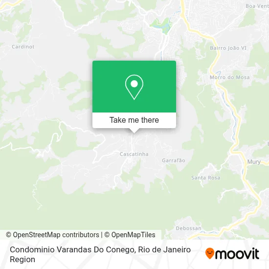 Condominio Varandas Do Conego map