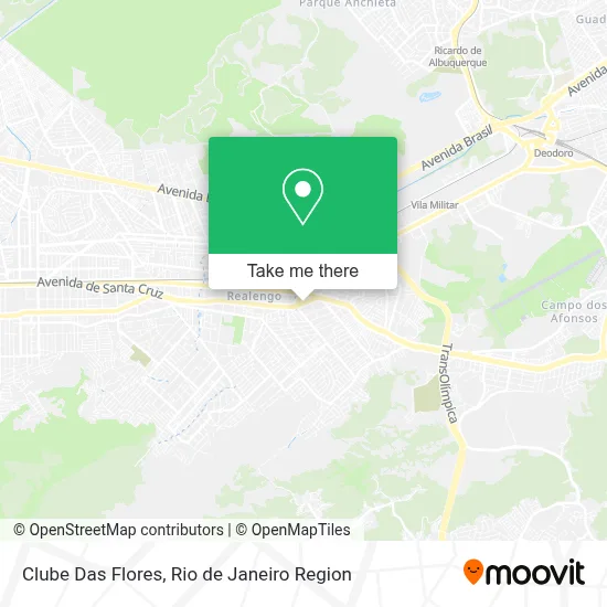 Clube Das Flores map