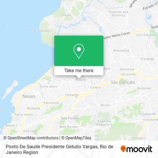 Posto De Saude Presidente Getulio Vargas map