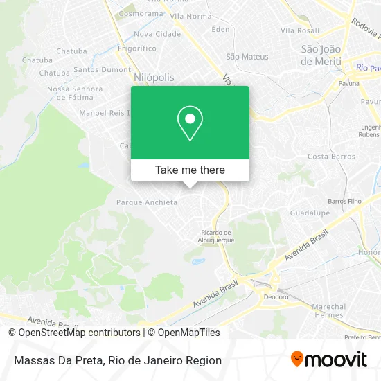 Massas Da Preta map