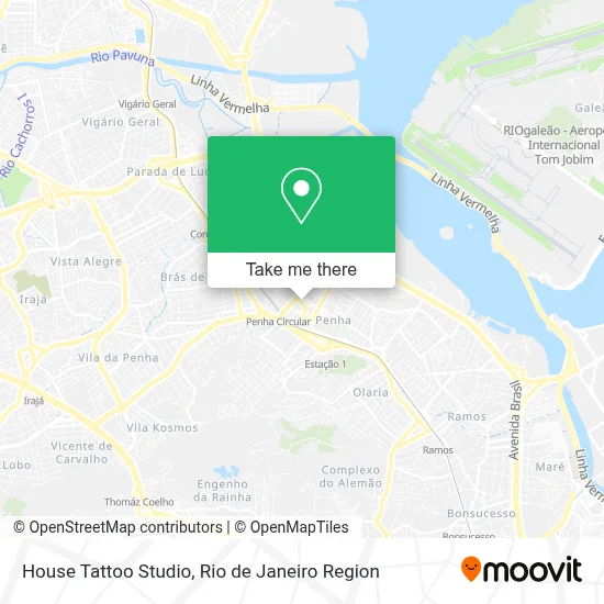 House Tattoo Studio map