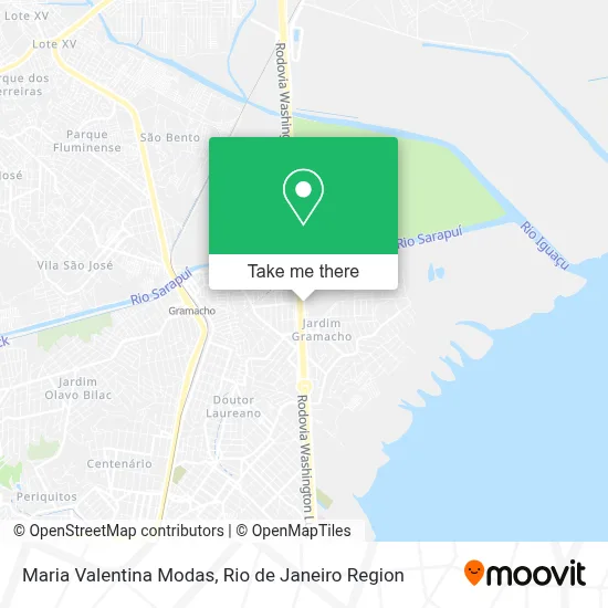 Maria Valentina Modas map
