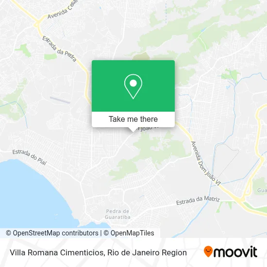 Villa Romana Cimenticios map