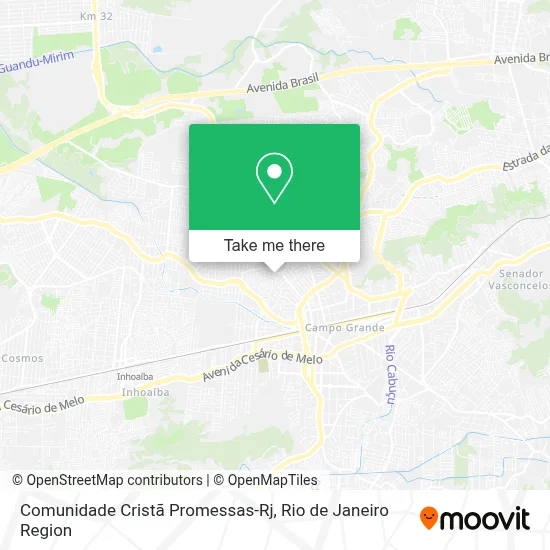 Comunidade Cristã Promessas-Rj map