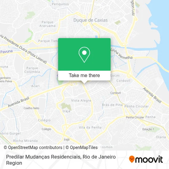 Predilar Mudanças Residenciais map