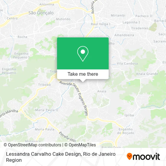 Lessandra Carvalho Cake Design map