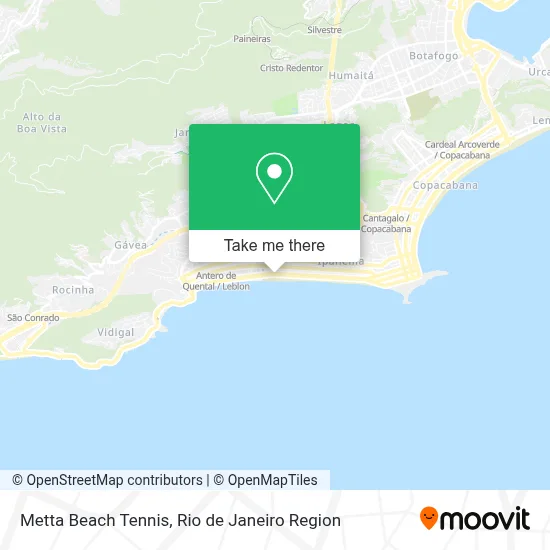 Metta Beach Tennis map