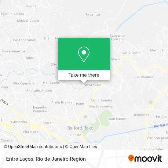 Entre Laços map