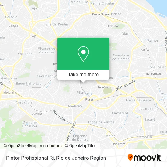 Pintor Profissional Rj map